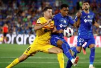 Diwarnai Kartu Merah Laga Penuh Emosi Getafe vs Barcelona Berakhir Imbang