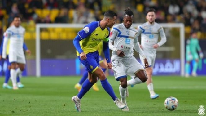 Al Nassr vs Al Taawoun: Ronaldo Kalah 0-2 di Kandang