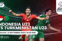Indonesia U-23 VS Turkmenistan U-23, Laga Penentu Grup K!