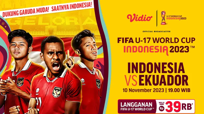 Piala Dunia U-17, Indonesia Siap Hantam Ekuador
