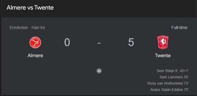 Almere City vs Twente: Hilgers dan Rekan Hantam Klub Thom Haye 5-0