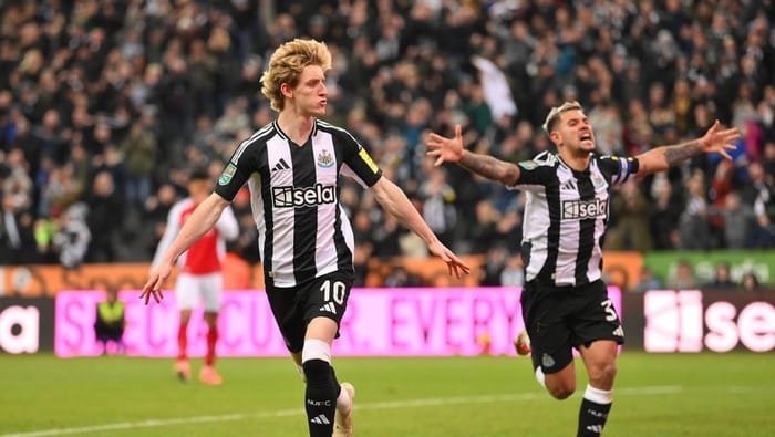 Arsenal Tersingkir dari Carabao Cup, Newcastle Melaju ke Final dengan Agregat 4-0