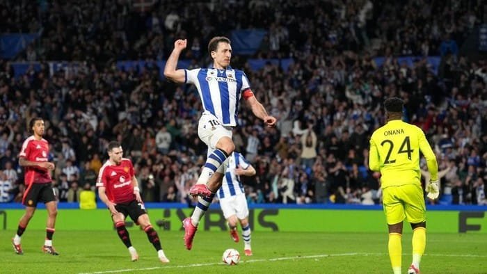 Real Sociedad vs MU Berakhir Imbang, Penentuan di Old Trafford