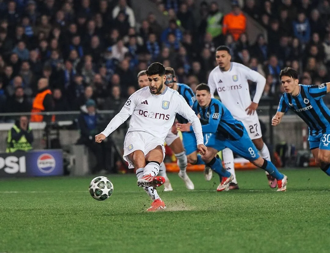 Aston Villa Taklukkan Club Brugge 3-1 di Liga Champions