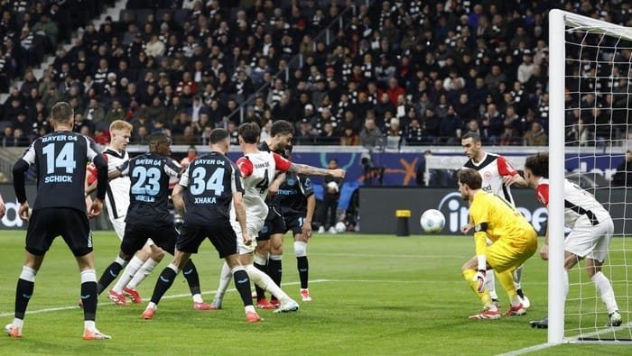 Bayer Leverkusen Hajar Eintracht Frankfurt 4-1 di Bundesliga