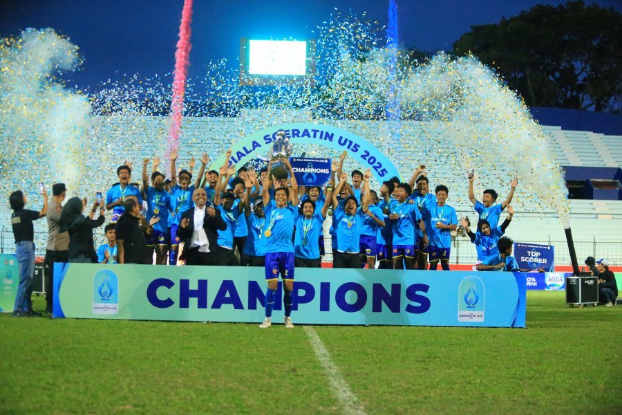SSB Bimba AIUEO SS Juara Piala Soeratin U-15 2025, Rifqy Arifin Sabet Top Skor