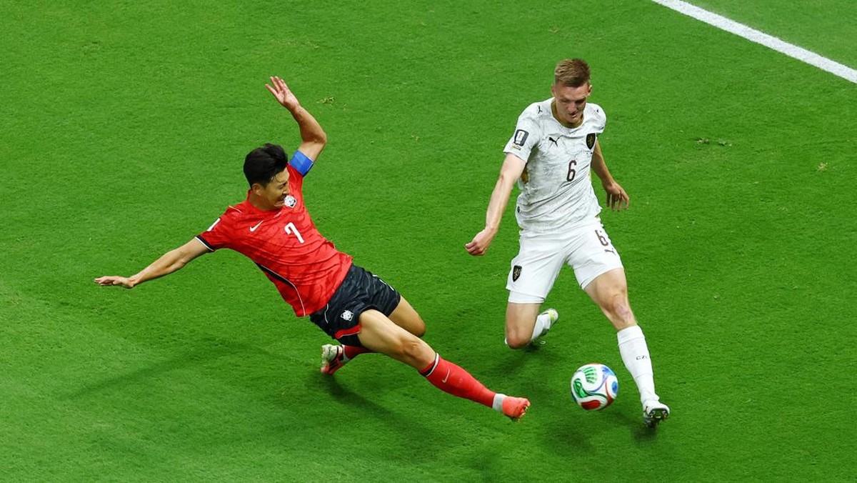 Tertinggal Duluan, Korea Selatan Tunjukkan Mental Juara dan Tumbangkan Ceko 2-1